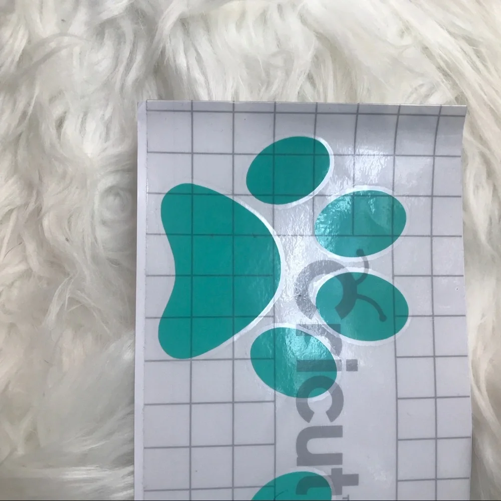 🐾 Paw Print Vinyl Decal Sticker Teal Blue